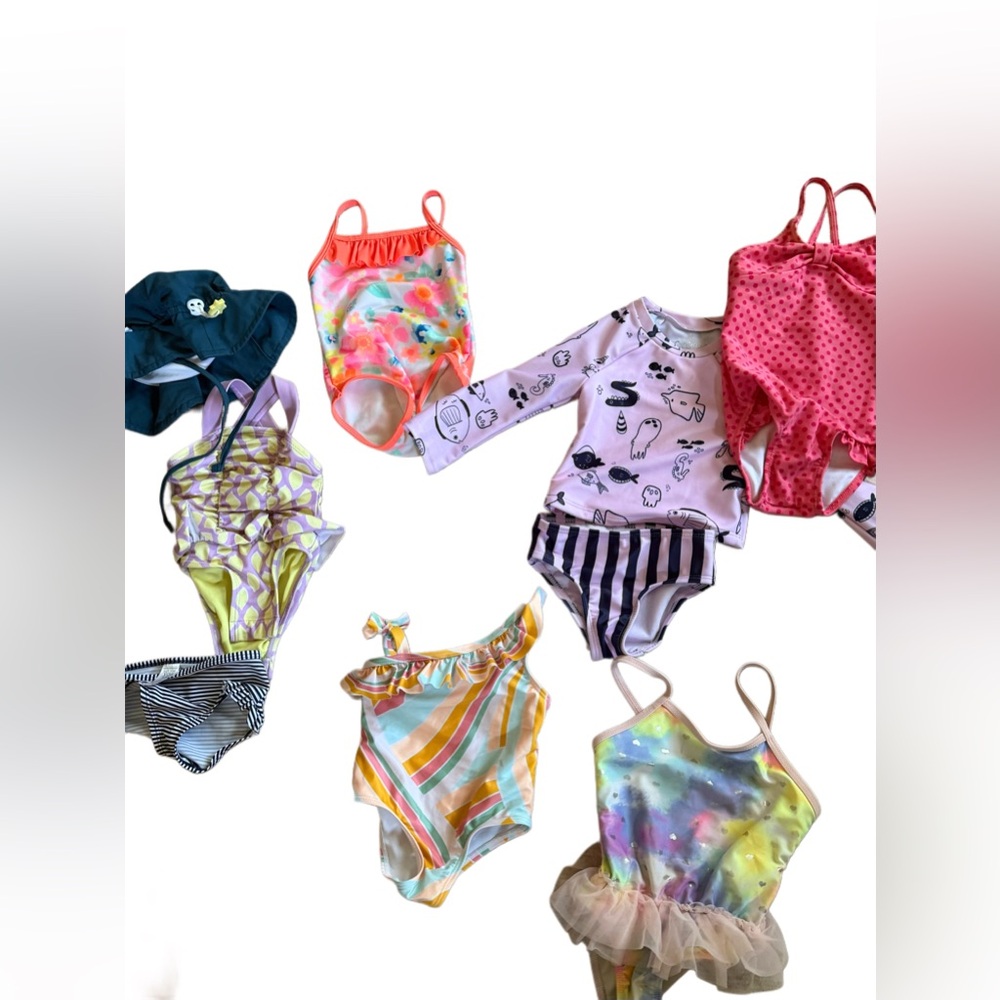 Baby Girl Swim Lot newborn-2T swim suits